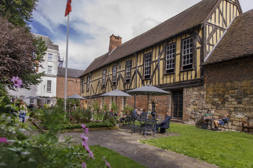 Exterior of the hall.